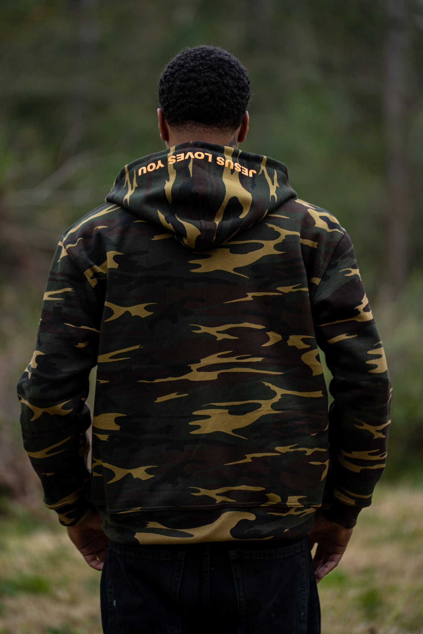 “AT WAR WITH SIN” CAMOUFLAGE - Zip Up